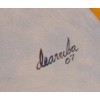 Luna rota sobre hoja seca