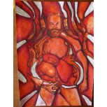 denudo rojo desenfocado