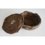 CUENCO CON TAPA FILIGRANA ARCILLA NEGRA