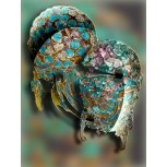serie Abstracción Turquesa  (03)