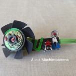 PASADOR PELO CON MOTOR, PERRO Y MEXICANO 