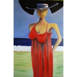 La dama de Rojo