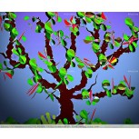 VIEJO  ARBOL  CON  FLORES