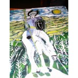 El Quijote a caballo