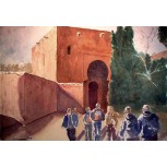TURISTAS EN LA ALHAMBRA
