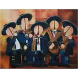 Mariachis en azul