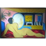 Mujer frente al espejo