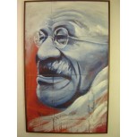 Retrato Gandhi