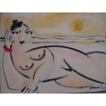 Mujer en la Playa