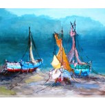 Barcos en la playa