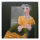 Mujer en la ventana