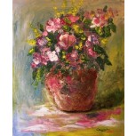 MACETERO CON FLORES