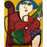 La guitarra roja