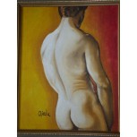 desnudo de espaldas