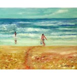 NI&Ntilde;A EN LA PLAYA