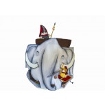 Cartagineses y Romanos en elefante