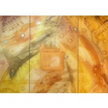 triptico cuadro moderno