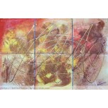 cuadro abstracto 30x30 c/u
