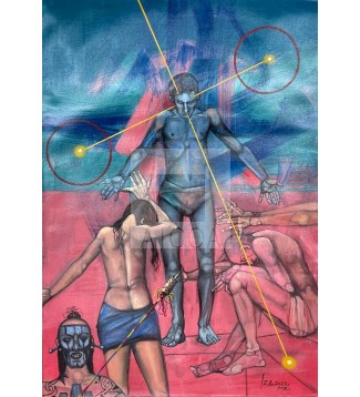 HOMBRE AZUL