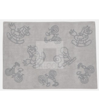 linen Bicycles Grey