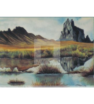 Paisaje plumilla A