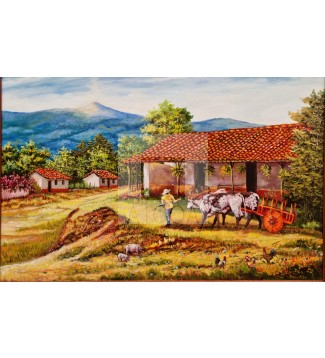casita en el campo 