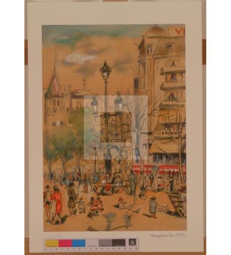 PLAÇA CATALUNYA, BARCELONA 1947