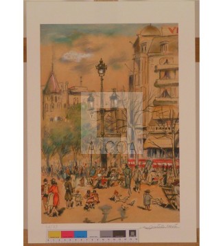 PLAÇA CATALUNYA, BARCELONA 1947