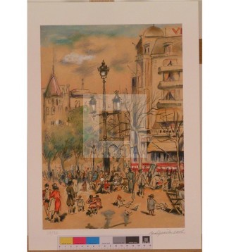 PLAÇA CATALUNYA, BARCELONA 1947