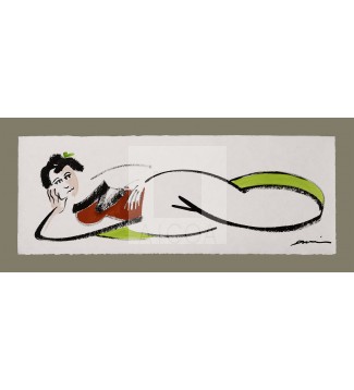 Femme couchée#10