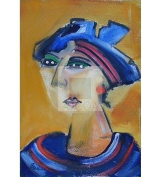 El turbante azul