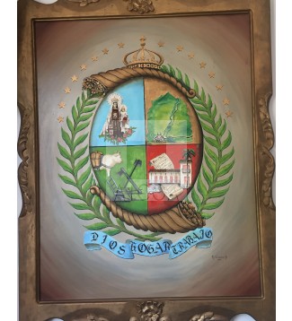 ESCUDO DE ARMAS DEL MUNICIPIO DE LA CEJA. ANT. COL. S.A.
