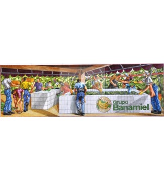Diseño Mural Grupo Banamiel, República Dominicana