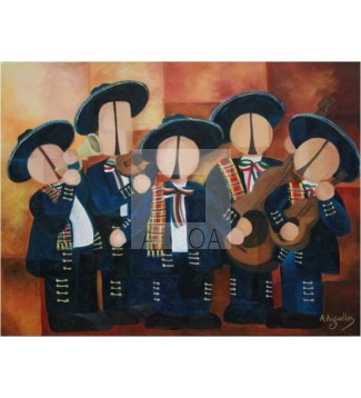 Mariachis en azul