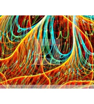 FRACTAL-hilos  de  colores