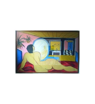 Mujer frente al espejo