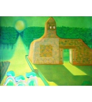 LAS RUINAS EN NOCHE VERDE