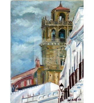TORRE PARROQUIAL  Y PAREDES BLANCAS