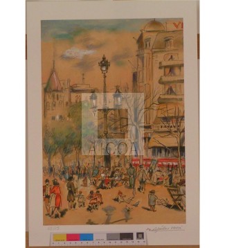 PLAÇA CATALUNYA, BARCELONA 1947
