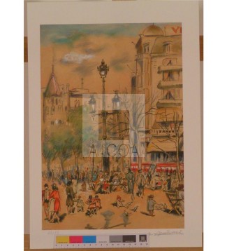 PLAÇA CATALUNYA, BARCELONA 1947