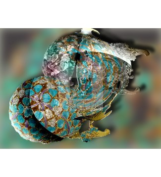 serie Abstracción Turquesa  (01)