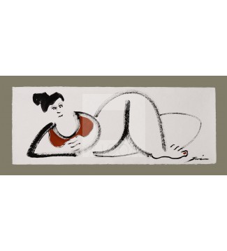 Femme couchée#8
