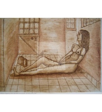 mujer y paloma