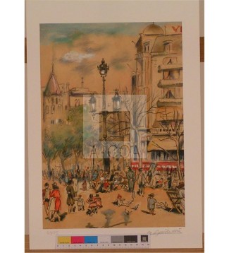 PLAÇA CATALUNYA, BARCELONA 1947
