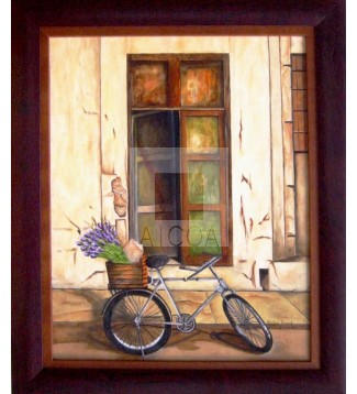 Bicicleta con flores