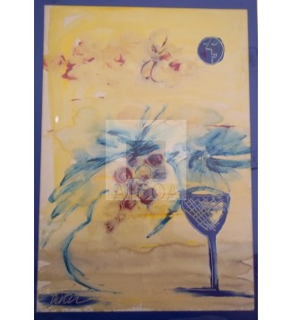 Bodegón con uvas