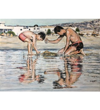 En una playa del sur