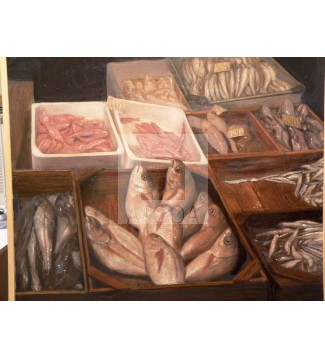 puesto de pescado mercado maravillas