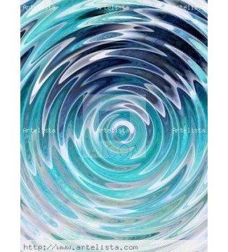 FRACTAL, REFLEJOS  Y  ONDAS ,  en   el  agua