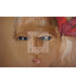 La chica del lazo rojo